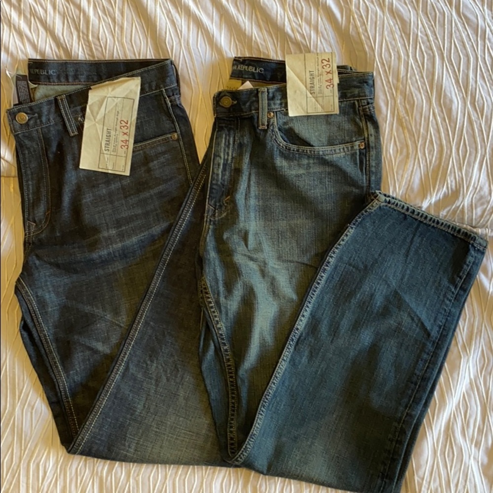 NWT Banana republic men’s jeans 34x32